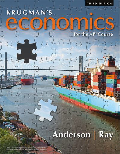 Cover for David Anderson · Krugman's Economics for the AP* Course (High School) (Inbunden Bok) [3rd ed. 2020 edition] (2019)