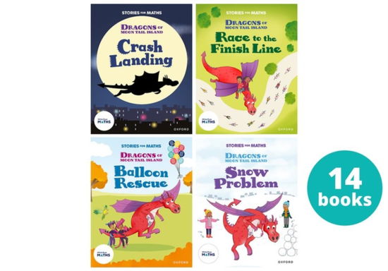 Stories for Maths: Oxford Reading Levels 7-8: Dragons of Moontail Island Y2/P3 (14 book pack) - Stories for Maths - Jo Cotterill - Bücher - Oxford University Press - 9781382058278 - 18. November 2024