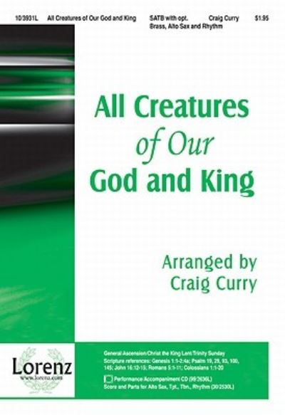 Cover for Michael Ryan · All Creatures of Our God and King (Sheet music) (2010)