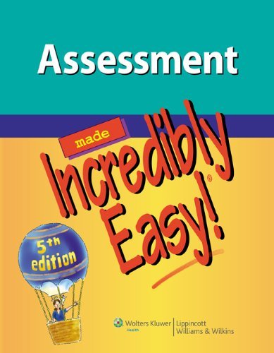 Cover for Lippincott Williams &amp; Wilkins · Assessment Made Incredibly Easy! - Incredibly Easy! Series® (Paperback Book) (2012)