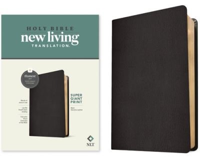 Cover for Tyndale · NLT Super Giant Print Bible, Filament Edition, Black (Leather Book) (2023)