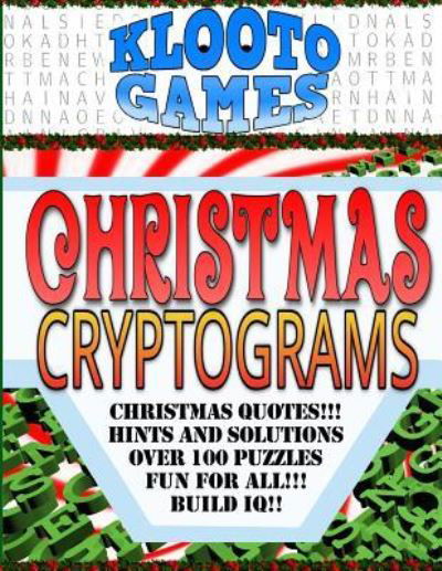 Cover for KLOOTO Games · KLOOTO Games CHRISTMAS CRYPTOGRAMS (Paperback Book) (2015)