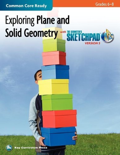 Cover for Key Curriculum Press · Exploring Plane and Solid Geometry in Grades 6-8 with the Geometer's Sketchpad V5 (Pocketbok) (2012)