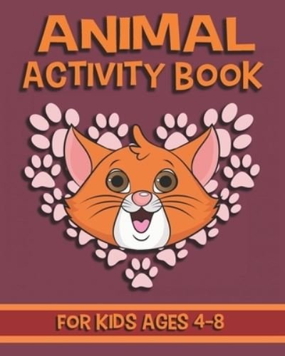 Cover for Nooga Publish · Animal Activity Book For Kids Ages 4-8 (Paperback Bog) (2019)