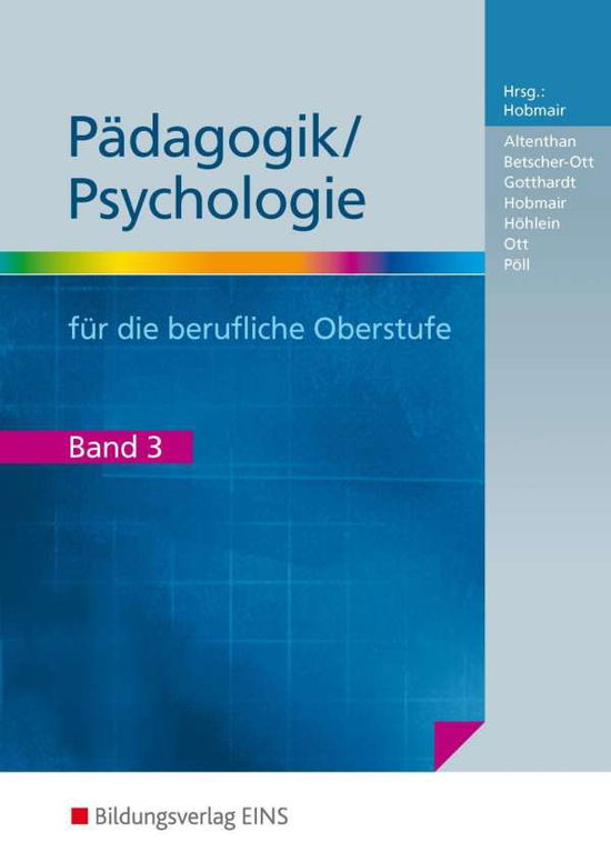 Cover for Hermann Hobmair · Pädagogik / Psychologie f.beruf.Oberst.3 (Book)