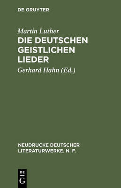 Cover for Luther · Die deutschen geistlichen Lieder (Book) (1967)