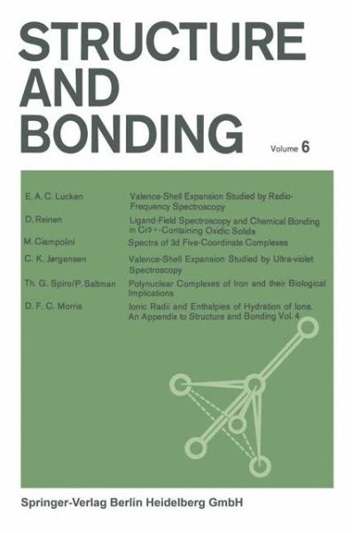 Structure and Bonding - Structure and Bonding - P. Hemmerich - Livros - Springer-Verlag Berlin and Heidelberg Gm - 9783540047278 - 1969