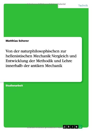 Cover for Scherer · Von der naturphilosophischen zu (Paperback Book) [German edition] (2012)