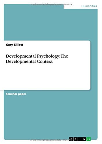 Cover for Elliott · Developmental Psychology: The D (Buch) (2014)