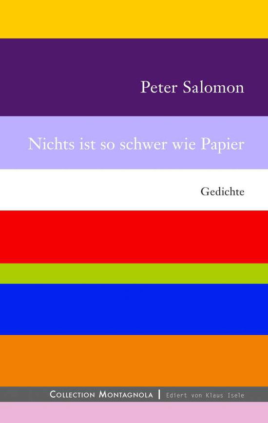 Cover for Salomon · Nichts ist so schwer wie Papier (Book)