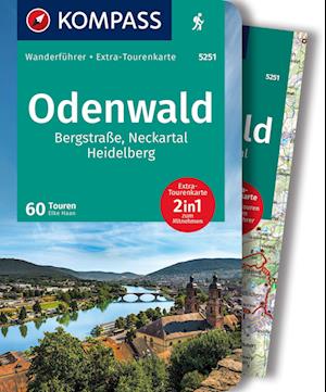 Cover for Elke Haan · KOMPASS Wanderführer Odenwald, 60 Touren (Book) (2022)