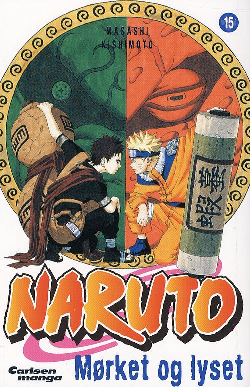 Cover for Masashi Kishimoto · Naruto.¤Carlsen manga., 15: Naruto 15: Mørket og lyset (Hæftet bog) [1. udgave] (2007)