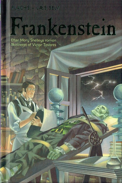 Cover for Rosie Dickins Mary Shelley · Flachs - Læs selv: FLACHS - LÆS SELV: Frankenstein (Inbunden Bok) [1:a utgåva] (2018)