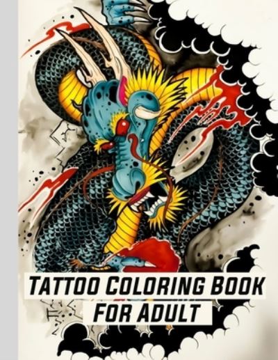 Cover for Datto Cerbo · Tattoo Coloring Book For Adult (Paperback Book) (2020)