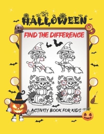 Cover for Alda Activity Book · Halloween Find The Difference Activity Book For Kids (Pocketbok) (2020)