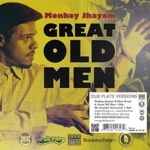 Cover for Monkey Jhayam &amp; Alien Dread · Great Old Men (7&quot;) (2018)