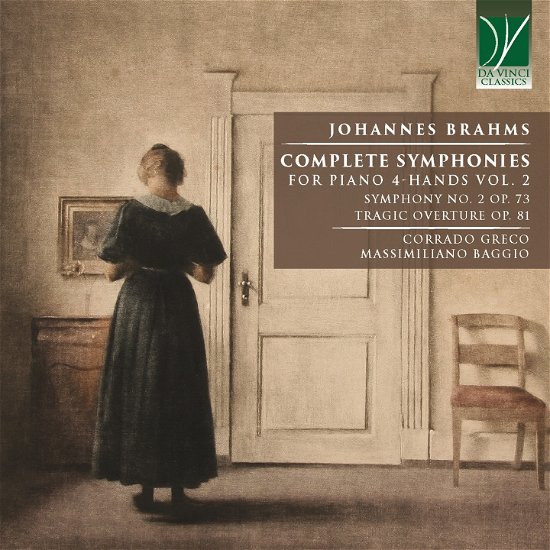 Cover for Greco, Corrado / Baggio, Massimiliano · Brahms: Complete Symphonies For Piano 4-Hands Vol. 2 (CD) (2023)