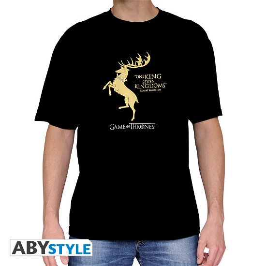 GAME OF THRONES - Tshirt Baratheon man SS black - T-Shirt Männer - Merchandise -  - 3700789206279 - February 7, 2019