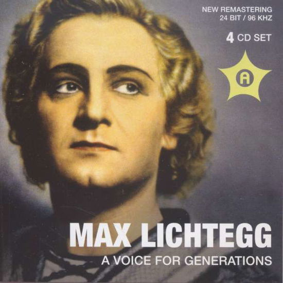 Max Lichtegg - A Voice For Generations - Max Lichtegg. Lisa Della Casa. Rose Bampton. Lela Bukovic. D - Música - ANDROMEDA MUSIC - 3830257491279 - 8 de julho de 2016