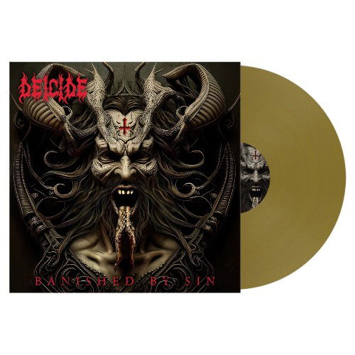 Cover for Deicide · Banished By Sin (LP) [Opaque Gold Vinyl edition] (2024)