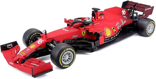 Bburago: Ferrari Sf21 Leclerc R&P 1:18 - Burago - Merchandise - Bburago - 4893993014279 - 