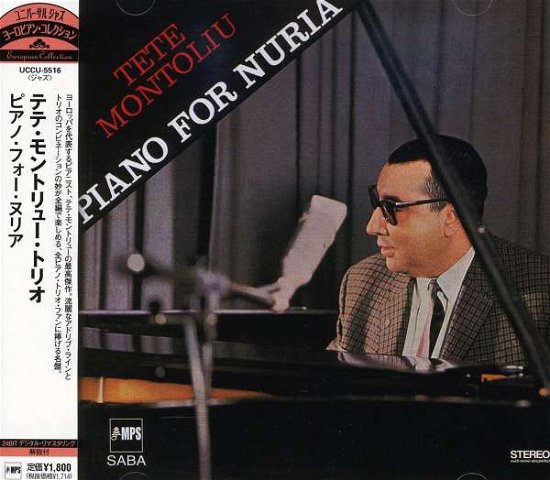 Cover for Tete Montoliu · Piano for Nuria (CD) [24 bit edition] (2008)