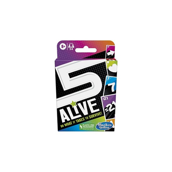 Cover for Hasbro Gaming · Five Alive Card Game (f4205) (Leketøy)