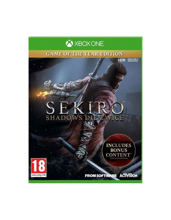 Cover for Game · Sekiro: Shadows Die Twice (xone) (GAME) (2019)