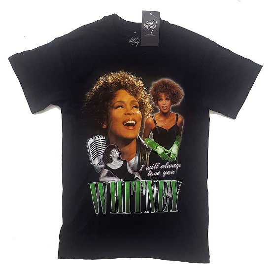 Whitney Houston Unisex T-Shirt: Always Love You Homage - Whitney Houston - Marchandise -  - 5054612018279 - 