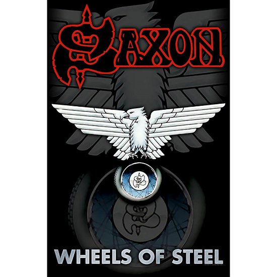 Cover for Saxon · Saxon Textile Poster: Wheels Of Steel (Poster)