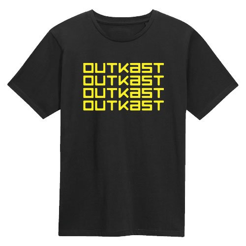 Outkast Unisex T-Shirt: Logo Repeat - Outkast - Merchandise -  - 5056012034279 - 