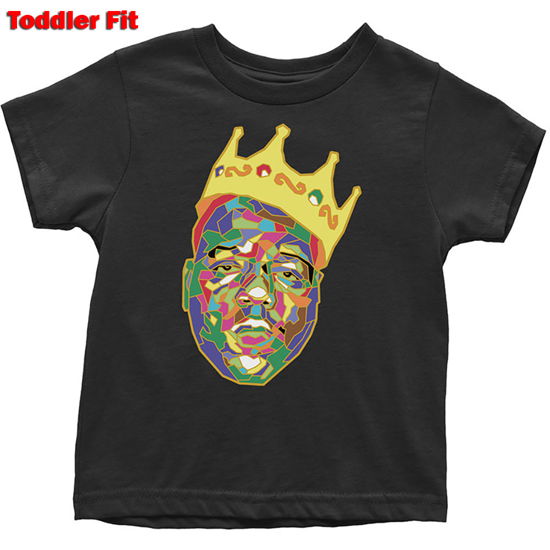 Cover for Biggie Smalls · Biggie Smalls Kids Toddler T-Shirt: Crown (Black) (18 Months) (T-shirt) [size 1-2yrs] [Black - Kids edition] (2021)