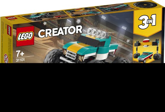 Lego - Lego 31101 Creator Monster Truck - Lego - Produtos - Lego - 5702016616279 - 18 de setembro de 2021