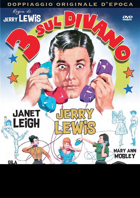 Cover for Janet Leigh,jerry Lewis,leslie Parrish · Tre Sul Divano (DVD) (2017)