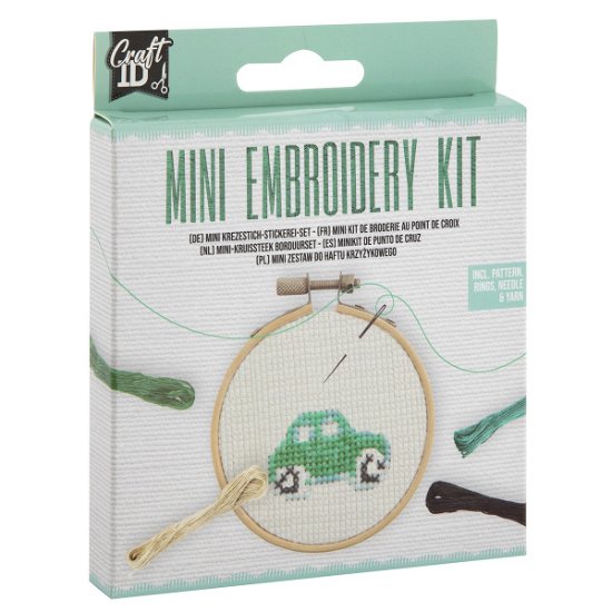 Cover for Craft Id · Craft Id - Mini Embroidery Kit - Car (cr1712) (Leksaker)