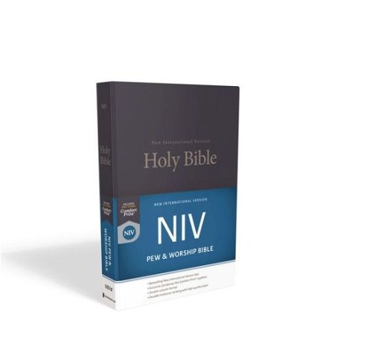 Cover for Zondervan · NIV, Pew and Worship Bible, Hardcover, Blue (Inbunden Bok) (2017)
