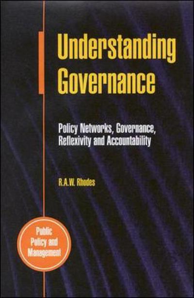 Cover for R.A. W. Rhodes · Understanding Governance (Paperback Book) (1997)