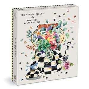 Cover for Galison · MacKenzie-Childs Blooming Kettle 750 Piece Shaped Puzzle (GAME) (2022)