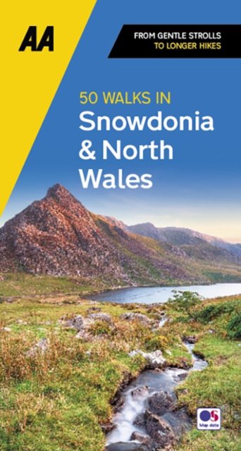 Cover for 50 Walks in Snowdonia &amp; North Wales - AA 50 Walks (Pocketbok) [New edition] (2023)