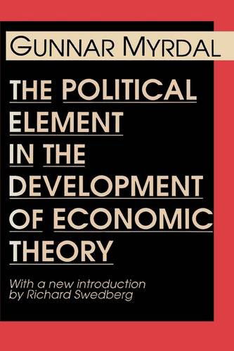 Cover for Gunnar Myrdal · The Political Element in the Development of Economic Theory (Paperback Book) (1990)