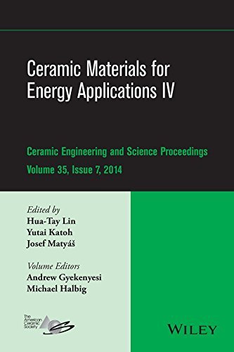 Cover for HT Lin · Ceramic Materials for Energy Applications IV: A Collection of Papers Presented at the 38th International Conference on Advanced Ceramics and Composites, January 27-31, 2014, Daytona Beach, FL, Volume 35, Issue 7 - Ceramic Engineering and Science Proceedin (Innbunden bok) [Volume 35, Issue 7 edition] (2015)
