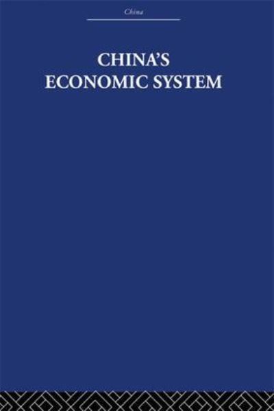 Cover for Audrey Donnithorne · China's Economic System (Paperback Book) (2016)