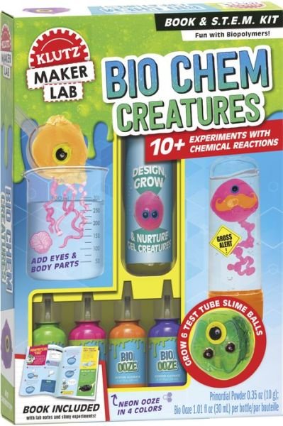 Bio Chem Creatures - Editors of Klutz - Books - SCHOLASTIC USA - 9781338702279 - August 3, 2021