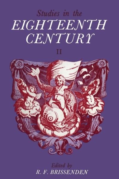 Cover for R F Brissenden · Studies in the Eighteenth Century II (Pocketbok) (1973)