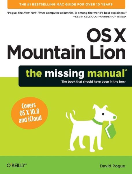 Cover for David Pogue · Mac OS X Mountain Lion: The Missing Manual (Taschenbuch) (2012)