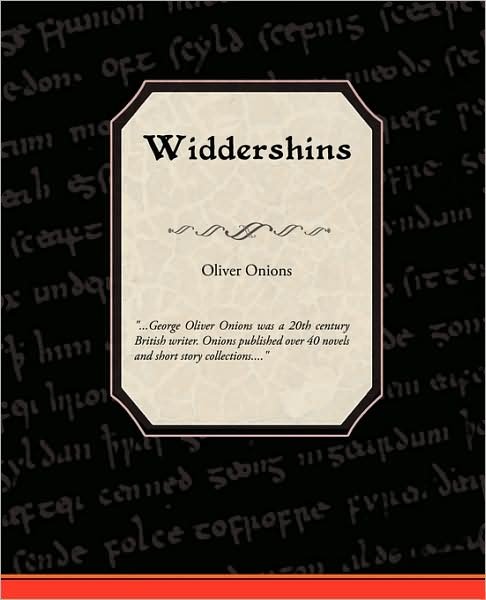 Cover for Oliver Onions · Widdershins (Paperback Book) (2008)