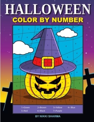 Cover for Nikki Sharma · Halloween Color By Number (Paperback Book) (2019)