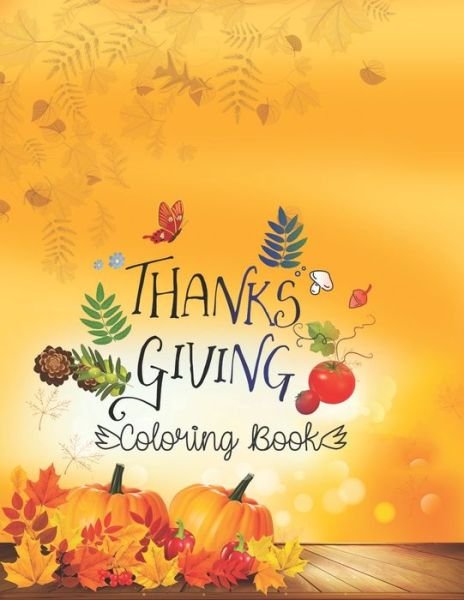 Cover for AA Creative Press · Thanks Giving Coloring Book (Paperback Book) (2019)
