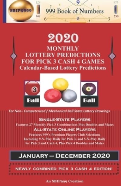 Cover for Ama Maynu · 2020 Monthly Lottery Predictions for Pick 3 Cash 4 Games (Paperback Book) (2019)