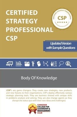 Cover for CCLM Canada · Certified Strategy Professional CSP Body of Knowledge (Paperback Bog) (2020)